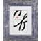 4 Pack Craig Frames American Barn Independence Blue Picture Frame with Mat